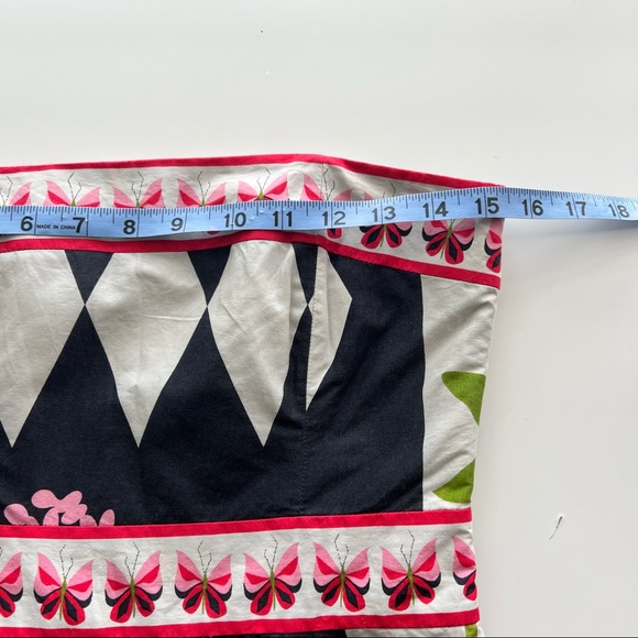 TIBI Strapless Butterfly Print Dress - Picture 11 of 13